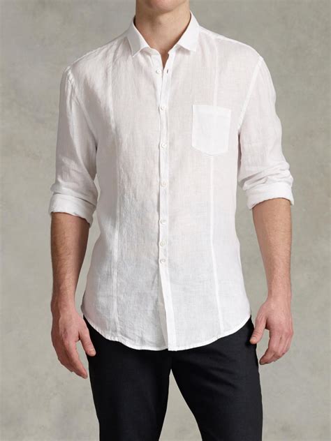 White Casual Button Up Shirts + FREE SHIPPING 